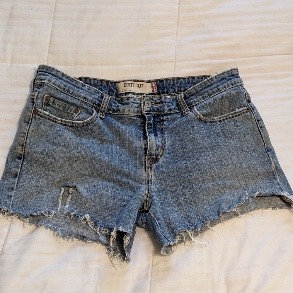 Levi's 515 cutoff jean shorts size 12
